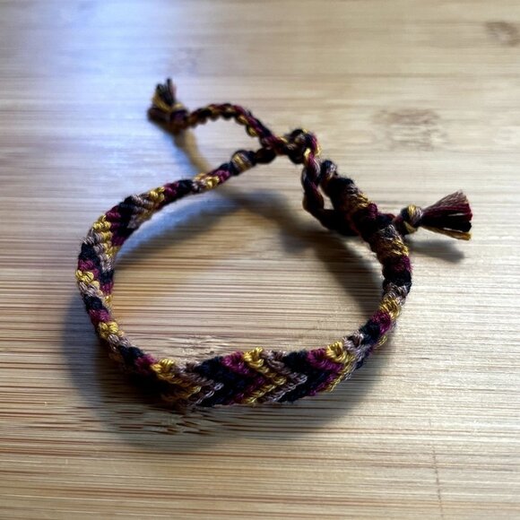 Cecelia Woven Bracelet anklet trendy comfortable tie embroidery thread woven gif - Picture 1 of 3